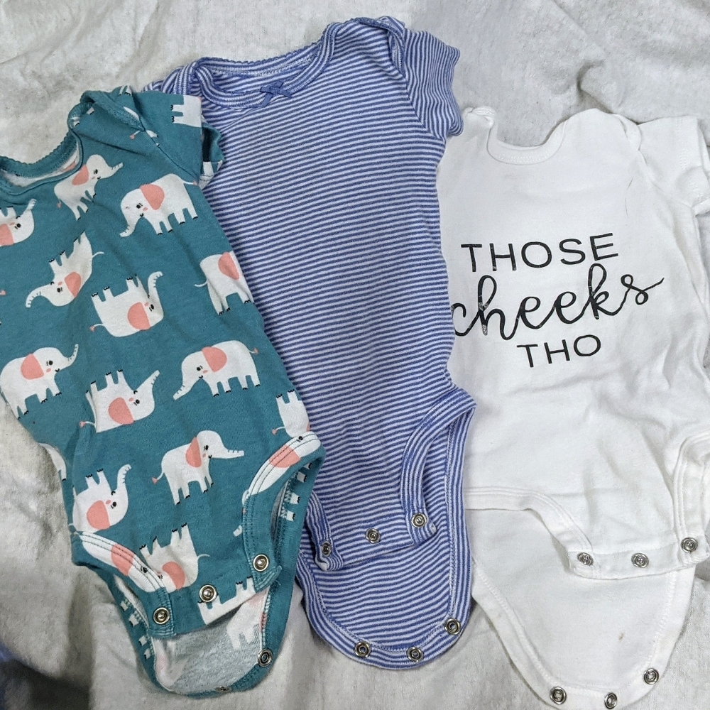 3 Onesies by Carter's